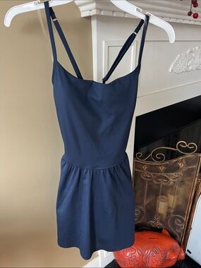 Gilly Hicks Hollister Active Strappy Back Dress Romper Navy Size Medium